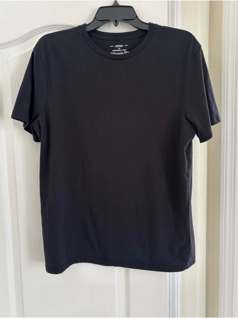 urban pipeline Black Short Sleeve Crewneck Tee